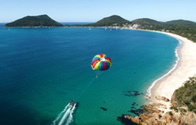 Port Stephens Parasailing - Accommodation Coffs Harbour 3