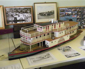 Wentworth Model Paddlesteamer Display - Accommodation Coffs Harbour 0