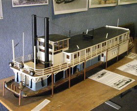 Wentworth Model Paddlesteamer Display - Accommodation Coffs Harbour 2