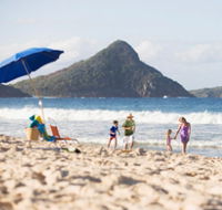 Fingal Bay Beach - Accommodation Coffs Harbour