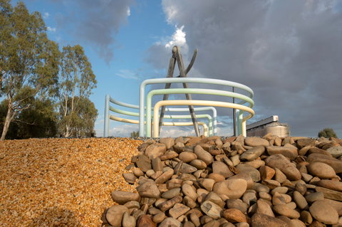 Lyrics, Landscapes And Lintels - Leeton Public Art Trail - Accommodation Coffs Harbour 1