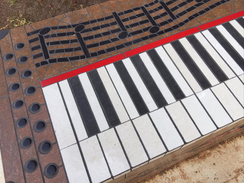 Piano Park Bench, Moonta - Accommodation Coffs Harbour 2