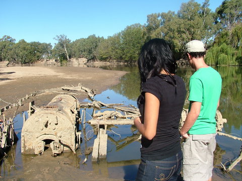 Paddle Steamer Wagga Wagga Wreck - Accommodation Coffs Harbour 0