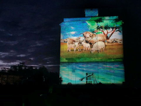 Quorn Silo Light Show - Accommodation Coffs Harbour 0