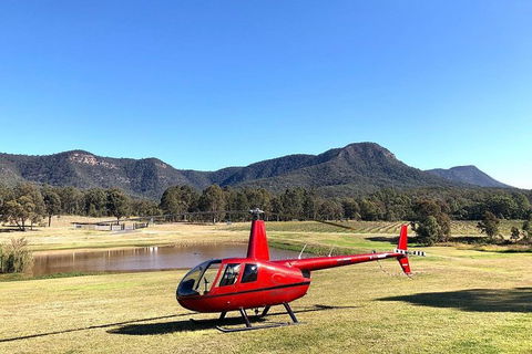 Private Helicopter Flight To Hunter Valley With A La Carte Lunch - For 2 - Accommodation Coffs Harbour 1
