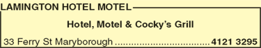 Lamington Hotel Motel - Accommodation Coffs Harbour 4