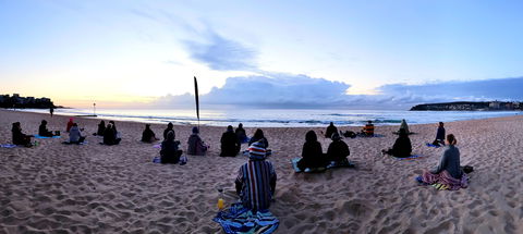 Making Meditation Mainstream: Free Beach Meditation Session South Manly - Accommodation Coffs Harbour 0