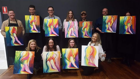 Paint And Sip Experience - Accommodation Coffs Harbour 1