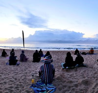 Making Meditation Mainstream Free Beach Meditation Session Freshwater Beach - Accommodation Coffs Harbour