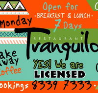 Restaurant Tranquilo - Accommodation Coffs Harbour