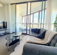 Luxury Level 2-bed 2-bath City View Apt in Olympic Park - Accommodation Coffs Harbour