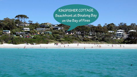 KINGFISHER COTTAGE Beachfront At The Binalong Bay - Accommodation Coffs Harbour 16