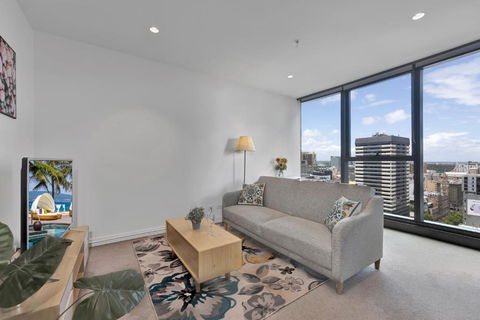 EPORO Tower Modern Apartments Melbourne Central CBD - Accommodation Coffs Harbour 0