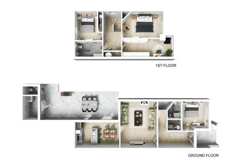 NEWLY RENOVATED LARGE 3.5 BDRM HOUSE! BEST OF MELB - Accommodation Coffs Harbour 1