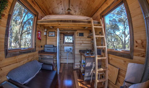 Big Tiny Seven Hills Tiny House, Tallarook - Accommodation Coffs Harbour 1