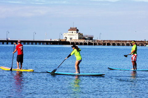 Private Stand-Up Paddle Board Lesson At St Kilda - Accommodation Coffs Harbour 1